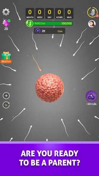 Idle 9 Months (Айдл 9 месяцев) [МОД: Много монет, Открытые уровни и Мега MOD] Screenshot 1