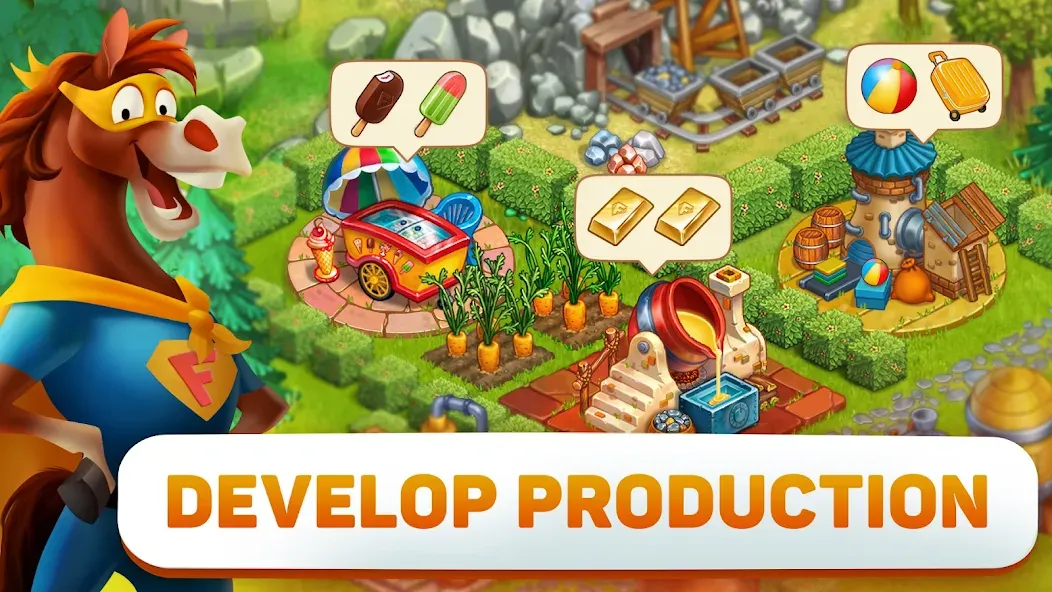Superfarmers: Superhero Farm [МОД: Бесконечные деньги, Монеты и Мега MOD] Screenshot 4