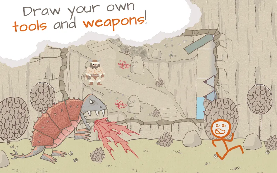 Draw a Stickman: EPIC Free (Нарисуй палочного человечка) [МОД: Все открыто, Дополнительные деньги и Меню MOD] Screenshot 4