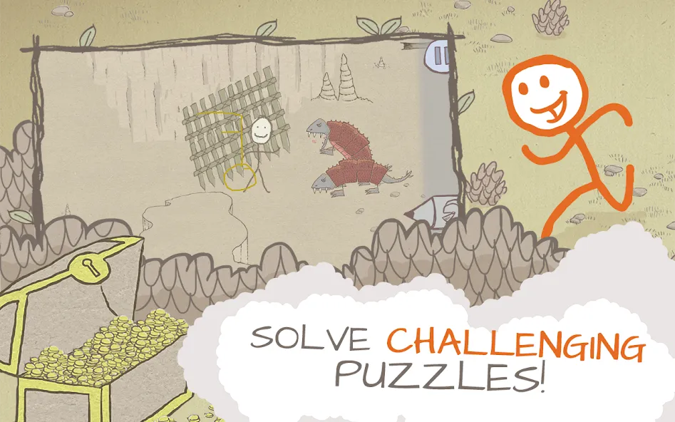 Draw a Stickman: EPIC Free (Нарисуй палочного человечка) [МОД: Все открыто, Дополнительные деньги и Меню MOD] Screenshot 5