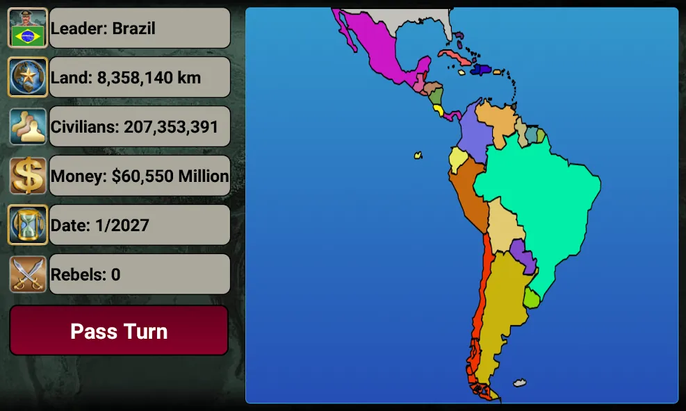 Latin America Empire [МОД: Много денег, Монет и Все открыто] Screenshot 2