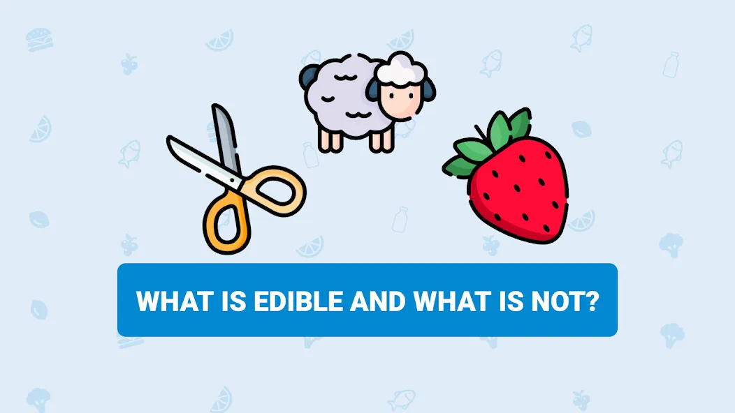 Foody: Edible & Inedible (Фуди) [МОД: Меню, Бесконечные монеты и Открытые уровни] Screenshot 1