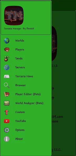 TManager (Террария Менеджер) [МОД: Много монет, Открытые уровни и Мега MOD] Screenshot 2