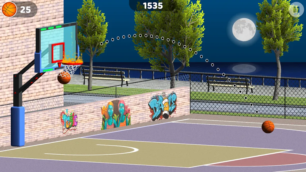 Basketball: Shooting Hoops [МОД: Много монет, Открытые уровни и Мега MOD] Screenshot 1