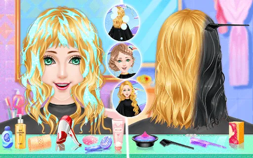 Doll Makeover - Fashion Queen (Игры по макияжу для девочек) [МОД: Деньги, Монеты и Меню MOD] Screenshot 3