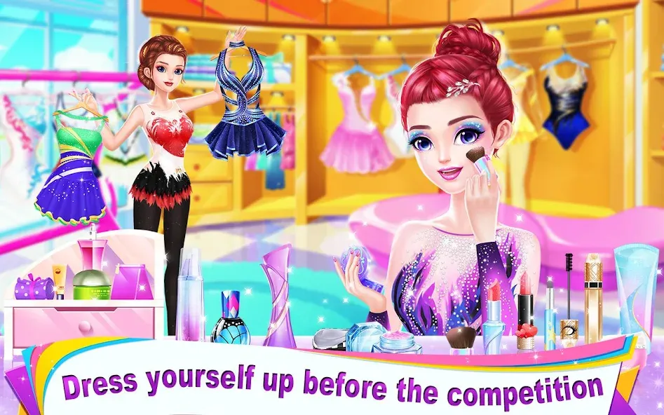 Gymnastics Queen (Джимнастикс Квин) [МОД: Бесконечные деньги, Монеты и Мега MOD] Screenshot 2