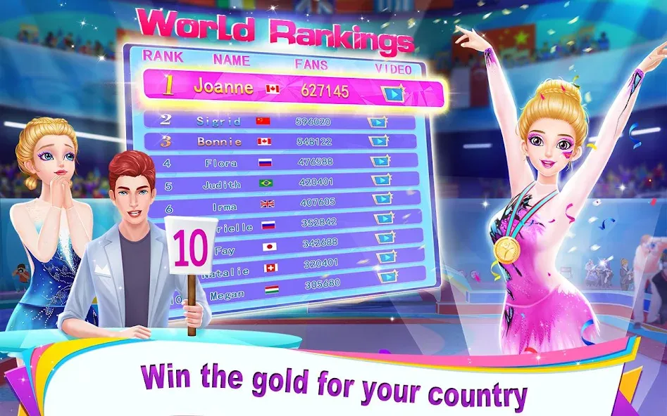 Gymnastics Queen (Джимнастикс Квин) [МОД: Бесконечные деньги, Монеты и Мега MOD] Screenshot 5