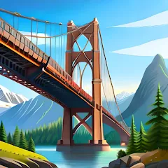 Скачать Bridgezz: Bridge Construction (Бриджзз) [МОД: Меню, Бесконечные монеты и Открытые уровни] | Взлом Bridgezz: Bridge Construction на Андроид