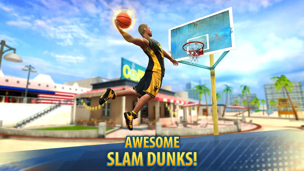 Basketball Stars: Multiplayer (Баскетбол Старс) [МОД: Деньги, Монеты и Меню MOD] Screenshot 3