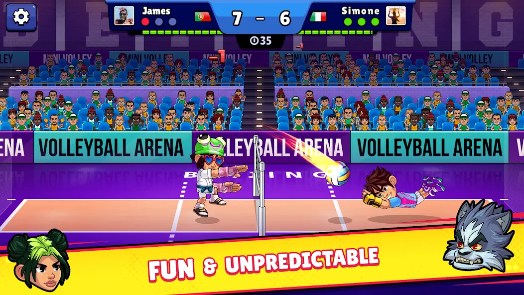 Volleyball Arena: Spike Hard (Волейбольная арена) [МОД: Все открыто, Дополнительные деньги и Меню MOD] Screenshot 2