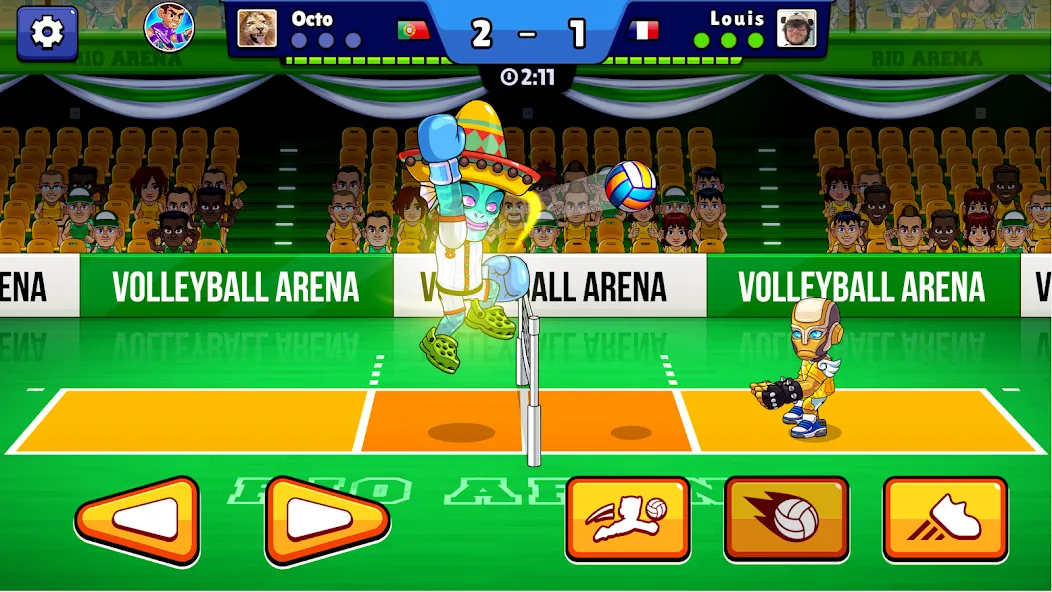 Volleyball Arena: Spike Hard (Волейбольная арена) [МОД: Все открыто, Дополнительные деньги и Меню MOD] Screenshot 3
