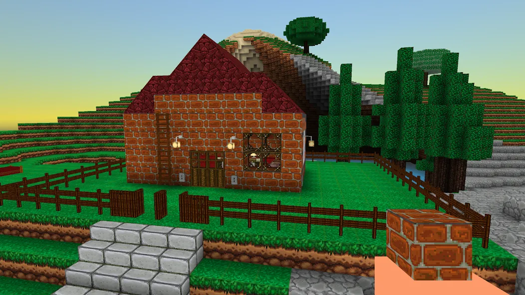 BlockBuild Craft a Dream World (БлокБилд Крафт мира мечты) [МОД: Много денег, Монет и Все открыто] Screenshot 2