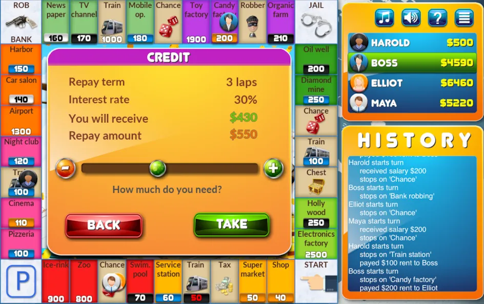 CrazyPoly - Business Dice Game (КрейзиПоли) [МОД: Много денег, Монет и Все открыто] Screenshot 4