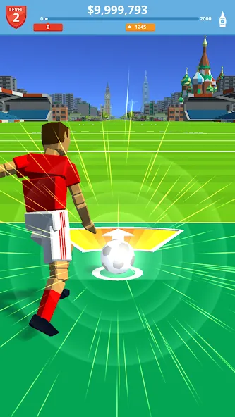 Soccer Kick (Сокер Кик) [МОД: Много монет, Открытые уровни и Мега MOD] Screenshot 1