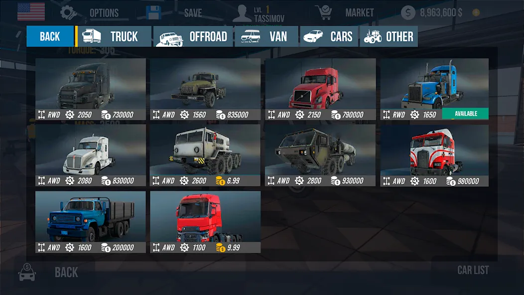 Nextgen: Truck Simulator Drive (Некстджен) [МОД: Много денег, Монет и Все открыто] Screenshot 5