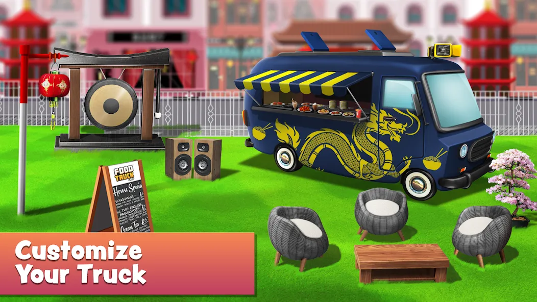 Food Truck Chef™ Cooking Games (Фуд Трак Шеф) [МОД: Деньги, Монеты и Меню MOD] Screenshot 4