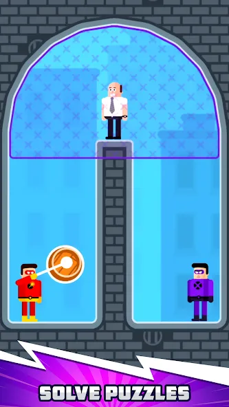 The Superhero League (Зе Суперхиро Лигующ) [МОД: Много денег, Монет и Все открыто] Screenshot 2