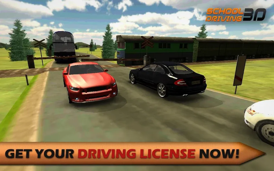 School Driving 3D (Скул Драйвинг 3Д) [МОД: Все открыто, Дополнительные деньги и Меню MOD] Screenshot 1