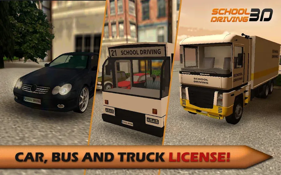 School Driving 3D (Скул Драйвинг 3Д) [МОД: Все открыто, Дополнительные деньги и Меню MOD] Screenshot 3