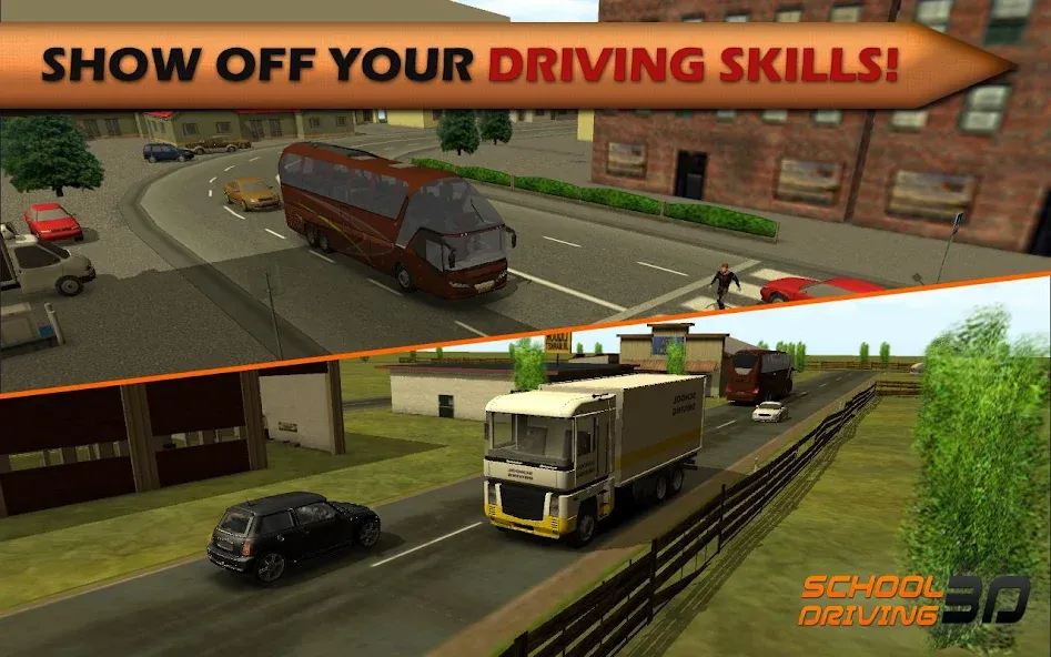 School Driving 3D (Скул Драйвинг 3Д) [МОД: Все открыто, Дополнительные деньги и Меню MOD] Screenshot 5