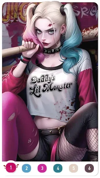 Clown Color, Paint by number [МОД: Все открыто, Дополнительные деньги и Меню MOD] Screenshot 1