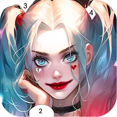 Скачать Clown Color, Paint by number [МОД: Все открыто, Дополнительные деньги и Меню MOD] | Взлом Clown Color, Paint by number на Андроид
