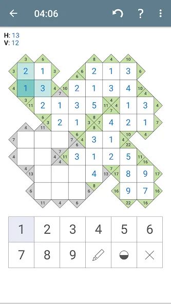 Kakuro (Cross Sums) [МОД: Меню, Бесконечные монеты и Открытые уровни] Screenshot 4
