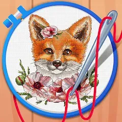 Скачать Cross Stitch Coloring Art (Кроссстич окрашивание искусства) [МОД: Много денег, Монет и Все открыто] | Взлом Cross Stitch Coloring Art на Андроид