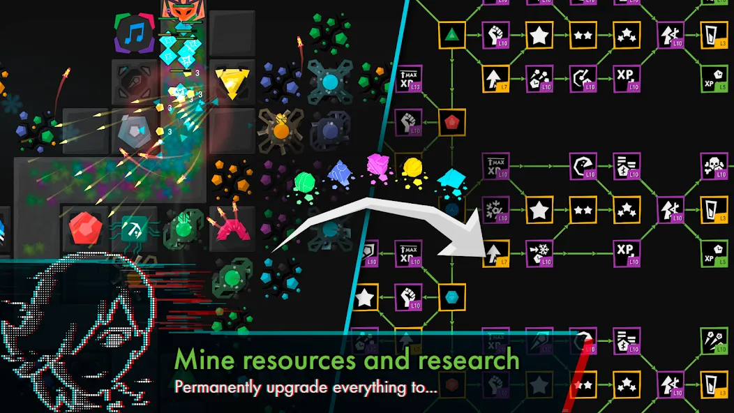 Infinitode 2 - Tower Defense (Инфинитод 2) [МОД: Бесконечные деньги, Монеты и Мега MOD] Screenshot 2
