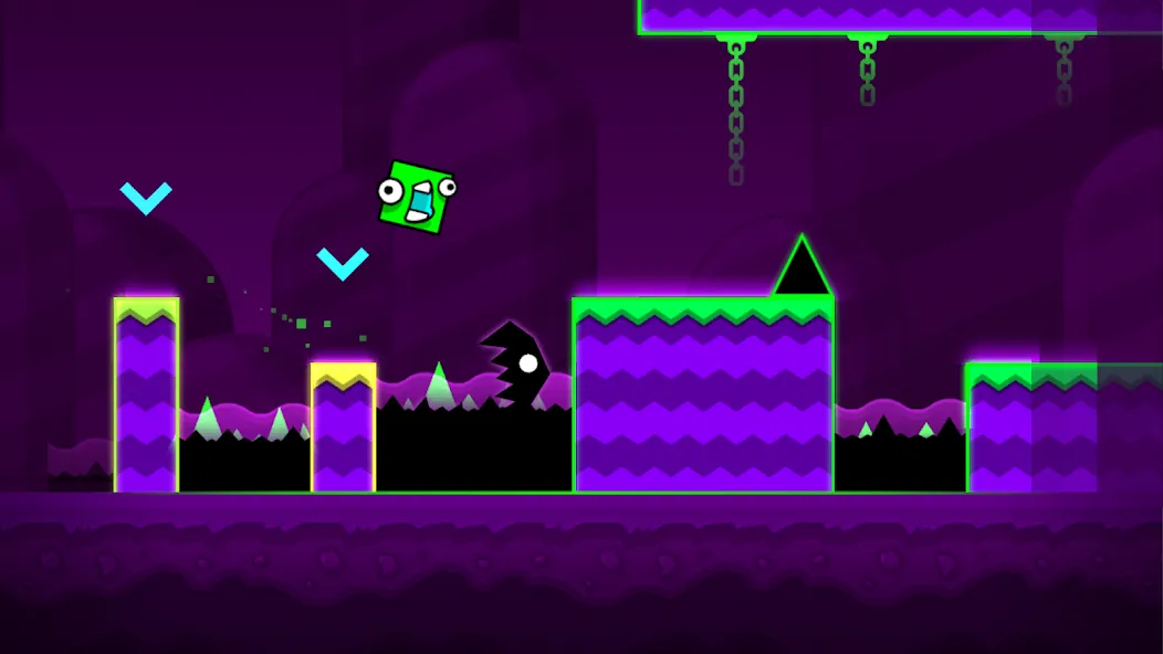 Geometry Dash World (Геометри Дэш Ворлд) [МОД: Много монет, Открытые уровни и Мега MOD] Screenshot 1