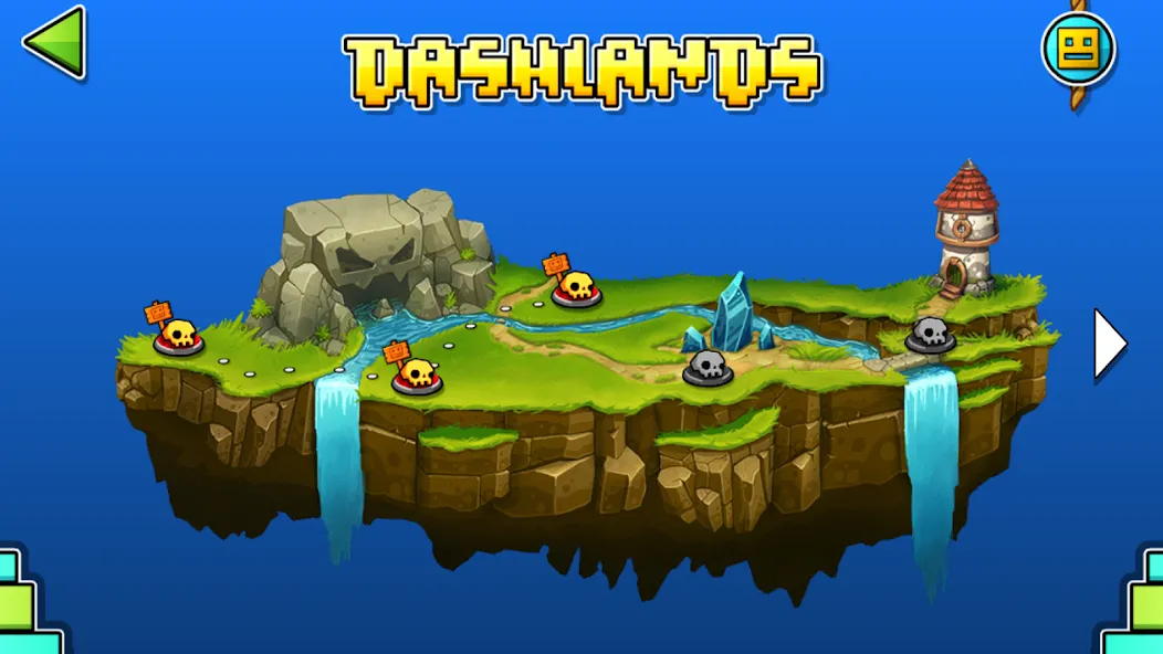 Geometry Dash World (Геометри Дэш Ворлд) [МОД: Много монет, Открытые уровни и Мега MOD] Screenshot 2