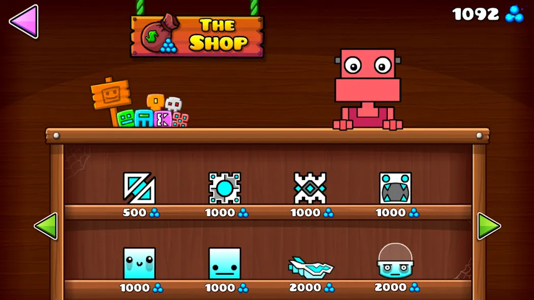 Geometry Dash World (Геометри Дэш Ворлд) [МОД: Много монет, Открытые уровни и Мега MOD] Screenshot 3