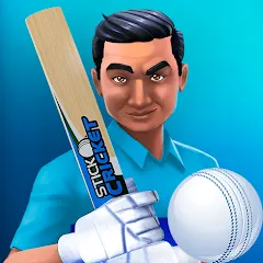 Скачать Stick Cricket Clash (тик Крикет Клаш) [МОД: Много монет, Открытые уровни и Мега MOD] | Взлом Stick Cricket Clash на Андроид