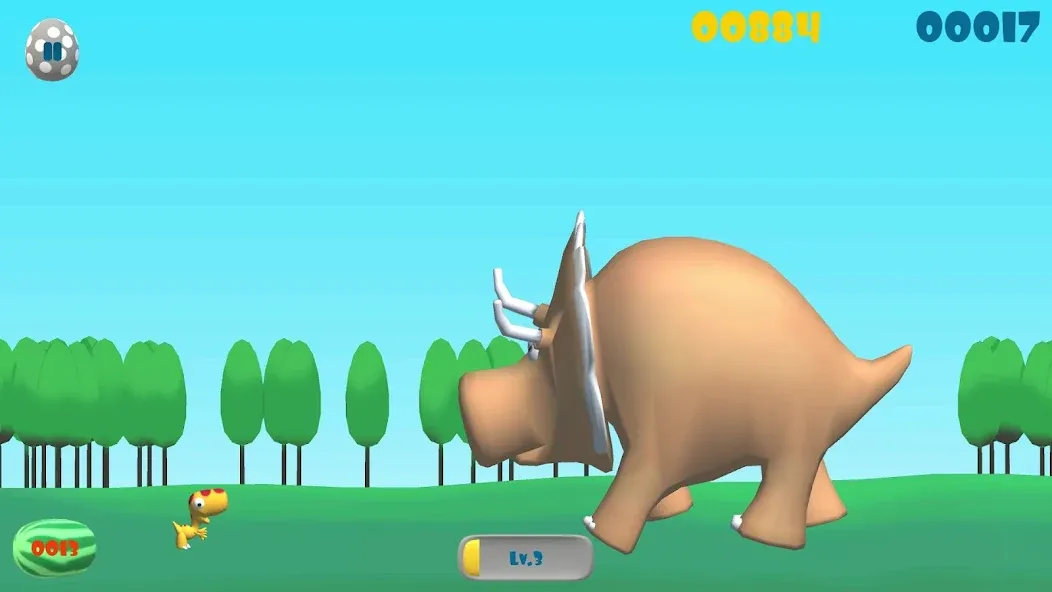 Dinosaur Run (Динозавр Ран) [МОД: Бесконечные деньги, Монеты и Мега MOD] Screenshot 3