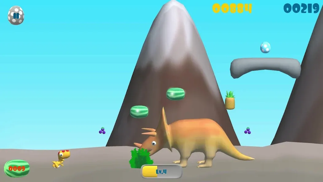 Dinosaur Run (Динозавр Ран) [МОД: Бесконечные деньги, Монеты и Мега MOD] Screenshot 4