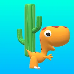 Скачать Dinosaur Run (Динозавр Ран) [МОД: Бесконечные деньги, Монеты и Мега MOD] | Взлом Dinosaur Run на Андроид