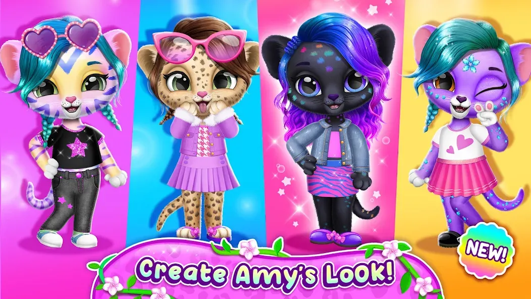 Amy Care - My Leopard Baby [МОД: Много денег, Монет и Все открыто] Screenshot 2