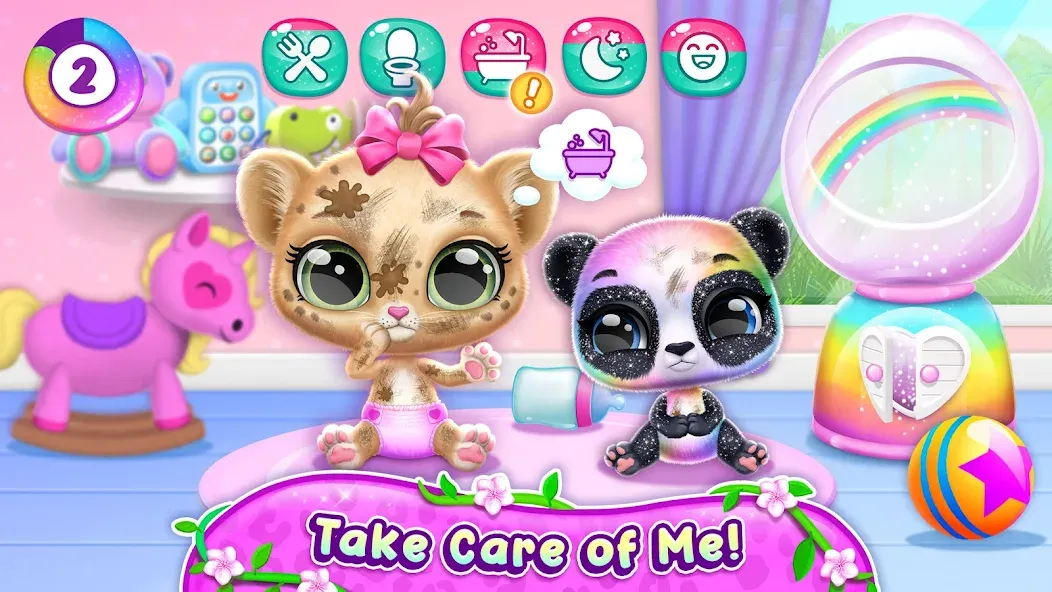 Amy Care - My Leopard Baby [МОД: Много денег, Монет и Все открыто] Screenshot 4