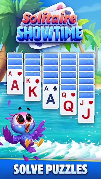 Solitaire Showtime (Солитер Шоутайм) [МОД: Много денег, Монет и Все открыто] Screenshot 1
