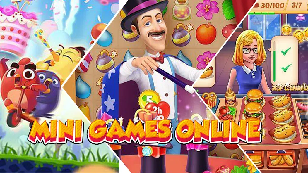 Mini Games Online (Миниигры онлайн) [МОД: Все открыто, Дополнительные деньги и Меню MOD] Screenshot 1