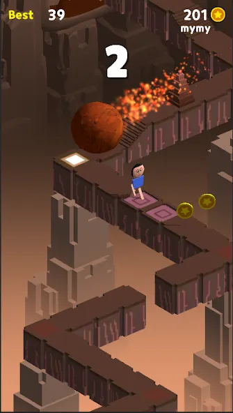 Zigzag Valley,Endless game [МОД: Много монет, Открытые уровни и Мега MOD] Screenshot 2