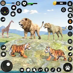 Скачать Tiger Simulator Animal Games (Тигровый симулятор  игры с животными) [МОД: Меню, Бесконечные монеты и Открытые уровни] | Взлом Tiger Simulator Animal Games на Андроид