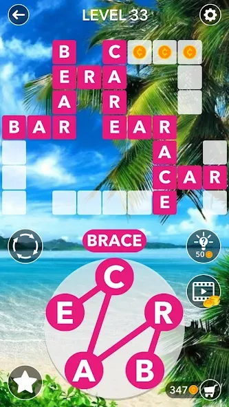 Word Crossword Search [МОД: Меню, Бесконечные монеты и Открытые уровни] Screenshot 4