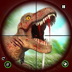Скачать Dino Hunting Sniper Shooter 3D [МОД: Много денег, Монет и Все открыто] | Взлом Dino Hunting Sniper Shooter 3D на Андроид