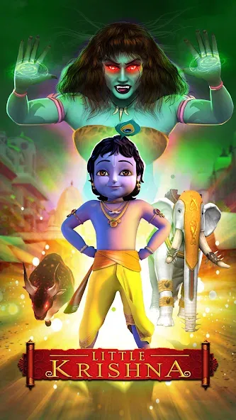 Little Krishna (Литтл Кришна) [МОД: Деньги, Монеты и Меню MOD] Screenshot 1