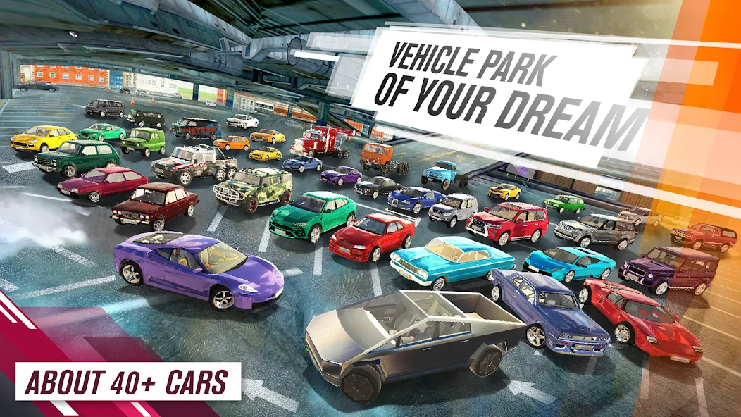 All Cars Crash (Олл Карс Краш) [МОД: Все открыто, Дополнительные деньги и Меню MOD] Screenshot 3