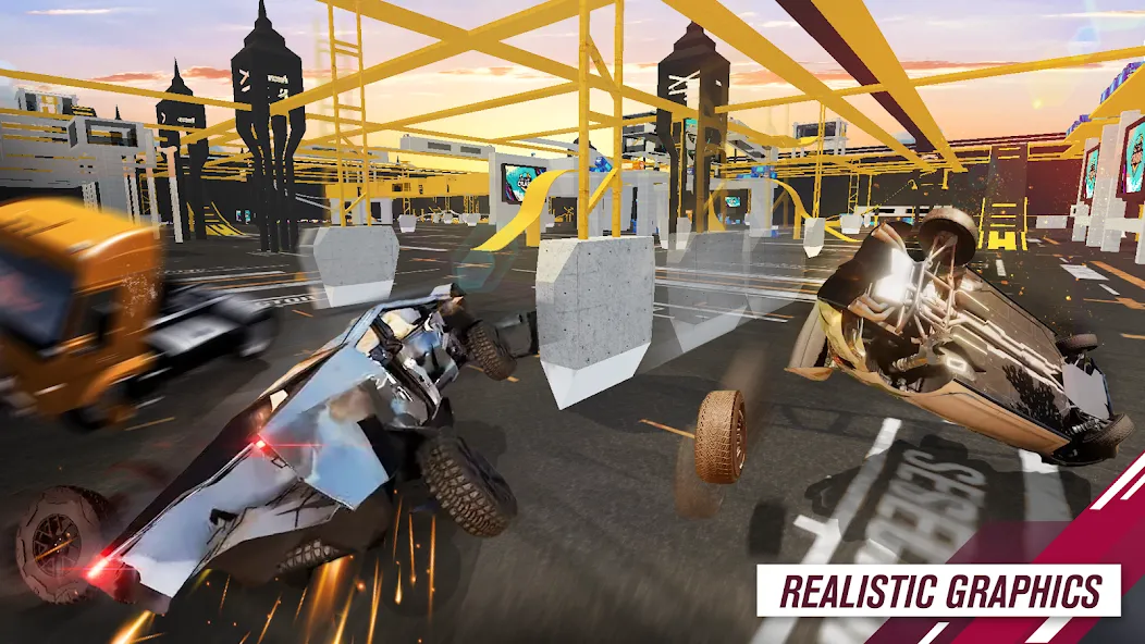 All Cars Crash (Олл Карс Краш) [МОД: Все открыто, Дополнительные деньги и Меню MOD] Screenshot 5