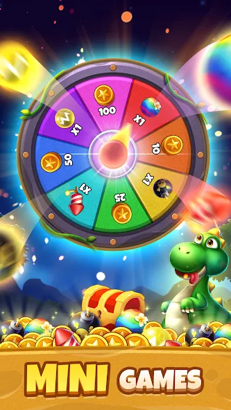 Bubble Shooter Primitive Eggs (Бабл Шутер Примитивные Яйца) [МОД: Меню, Бесконечные монеты и Открытые уровни] Screenshot 1
