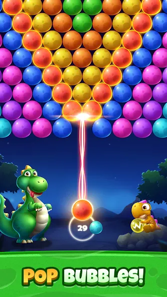 Bubble Shooter Primitive Eggs (Бабл Шутер Примитивные Яйца) [МОД: Меню, Бесконечные монеты и Открытые уровни] Screenshot 2