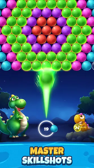 Bubble Shooter Primitive Eggs (Бабл Шутер Примитивные Яйца) [МОД: Меню, Бесконечные монеты и Открытые уровни] Screenshot 3